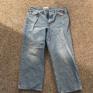 Abercrombie & Fitch Mid Rise Blue Jeans